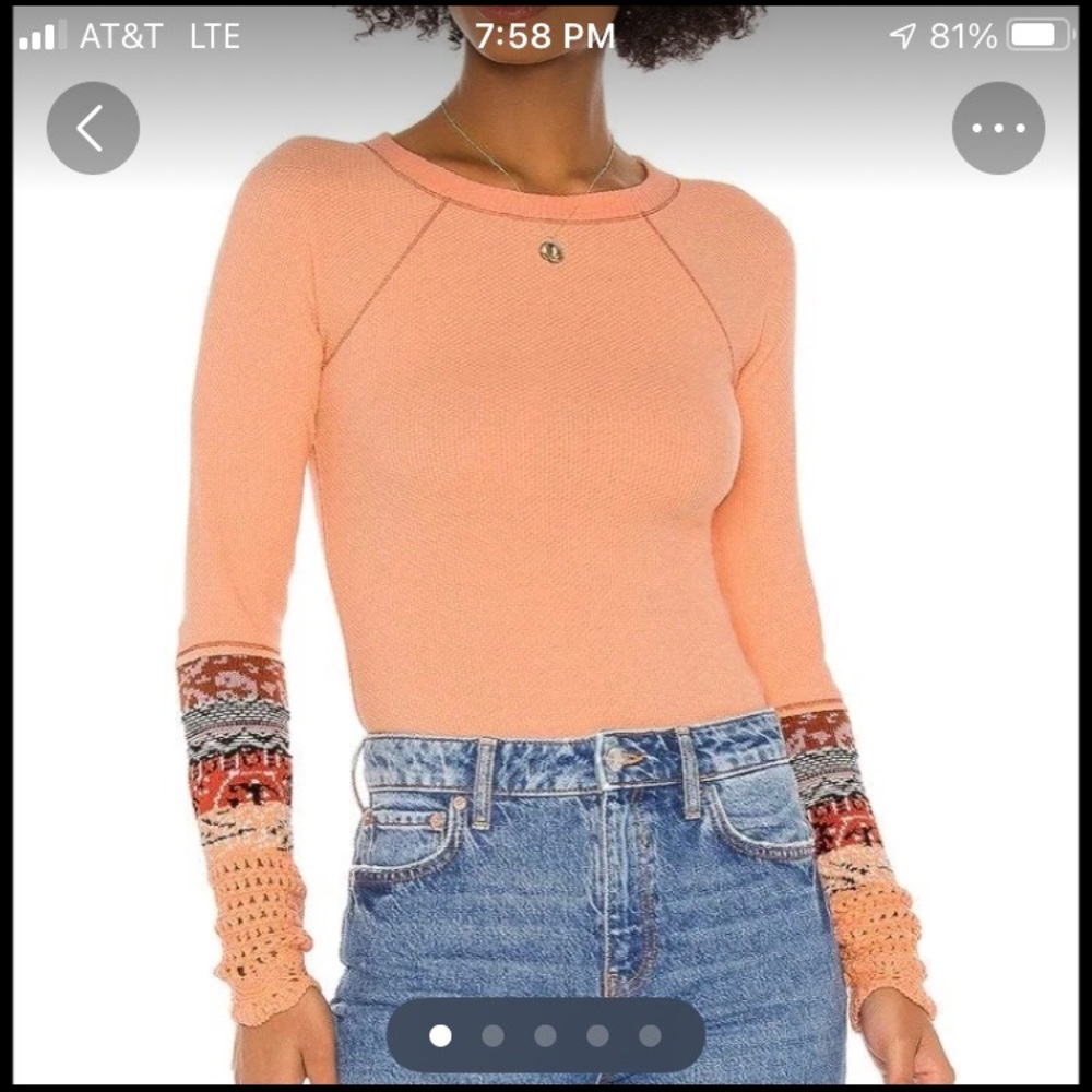 Free People knit top